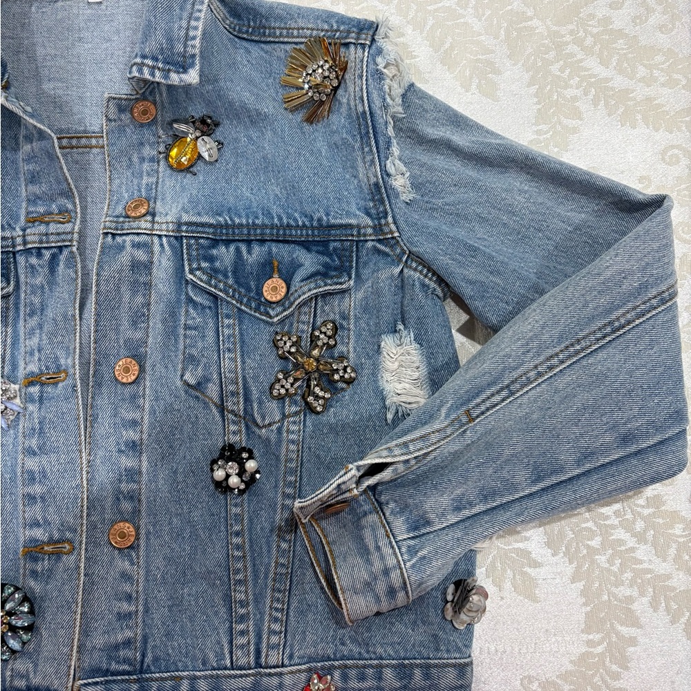 Embellished Denim Jacket from Sunset + Spring - Picture 11 of 12